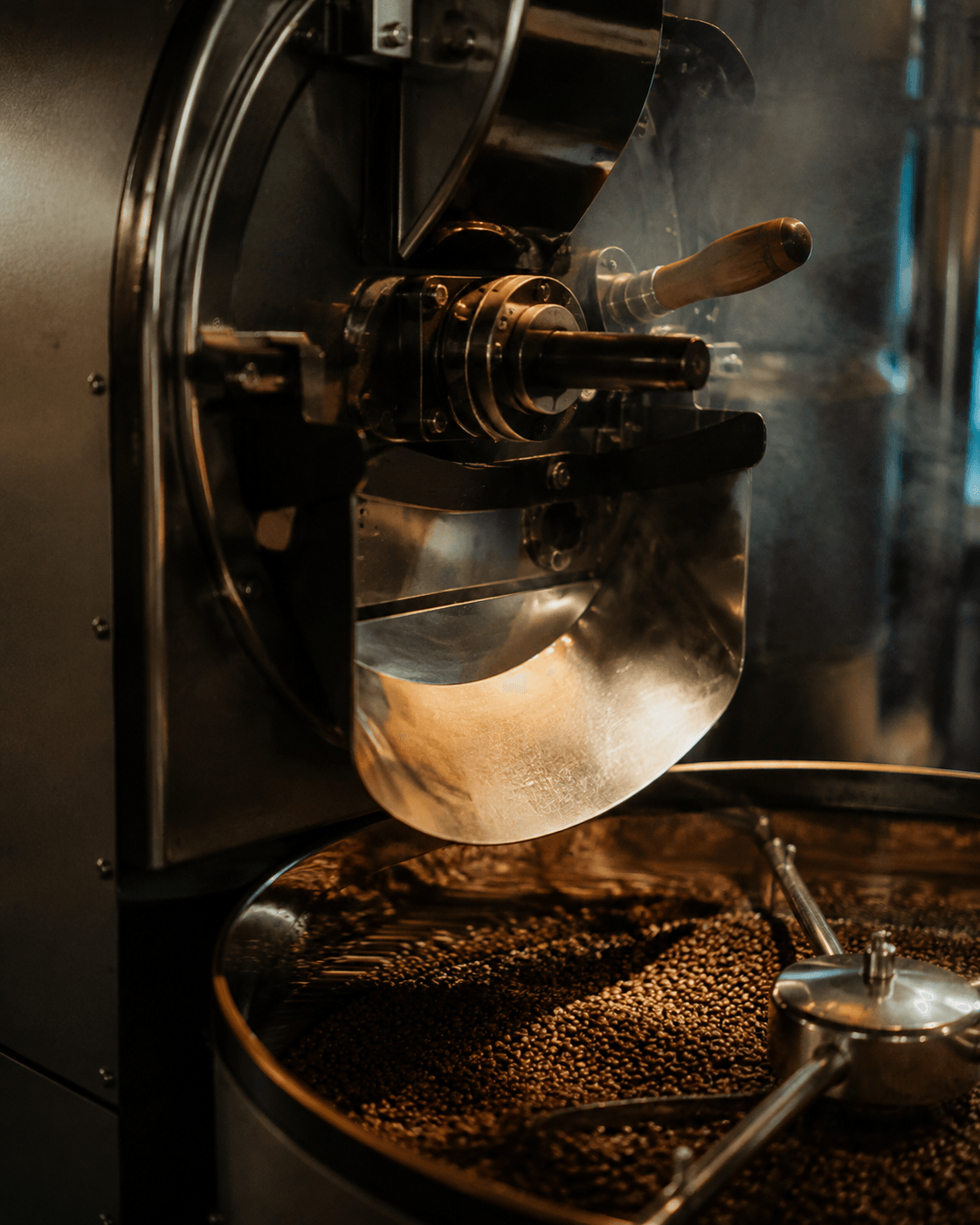 Roasting Process — Drum Close-up